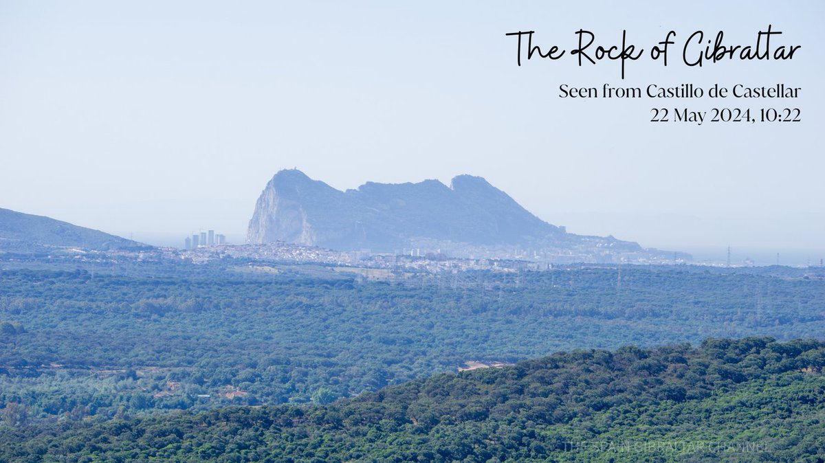 The Rock of Gibraltar seen from Castillo de Castellar, Spain
22 May 2024 #Gibraltar