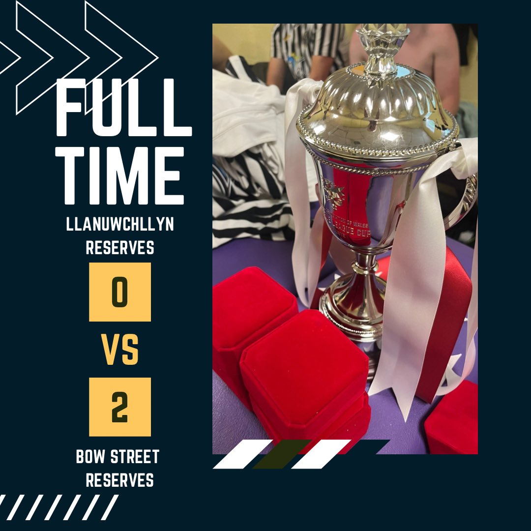 The Reserves have done it winning the league &amp; cup double. In a tough game the boys came through defeating <a href="/CPDLlanuwchllyn/">CPD Llanuwchllyn</a> reserves. This win completes a fine season for the club as a whole 🤍🖤🏆
⚽️ Osian Burrell
⚽️<a href="/RichyRicketts/">Richy Ricketts</a>