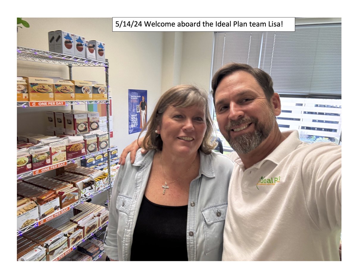 idealplanweight's tweet photo. Welcome aboard our team Lisa! #idealplanweightloss #idealproteinfrisco #idealproteindiet #weightlossfrisco #dietsuccess #dietjourney #weightlossallen #idealproteinallen https://t.co/CbHQkIRwYr