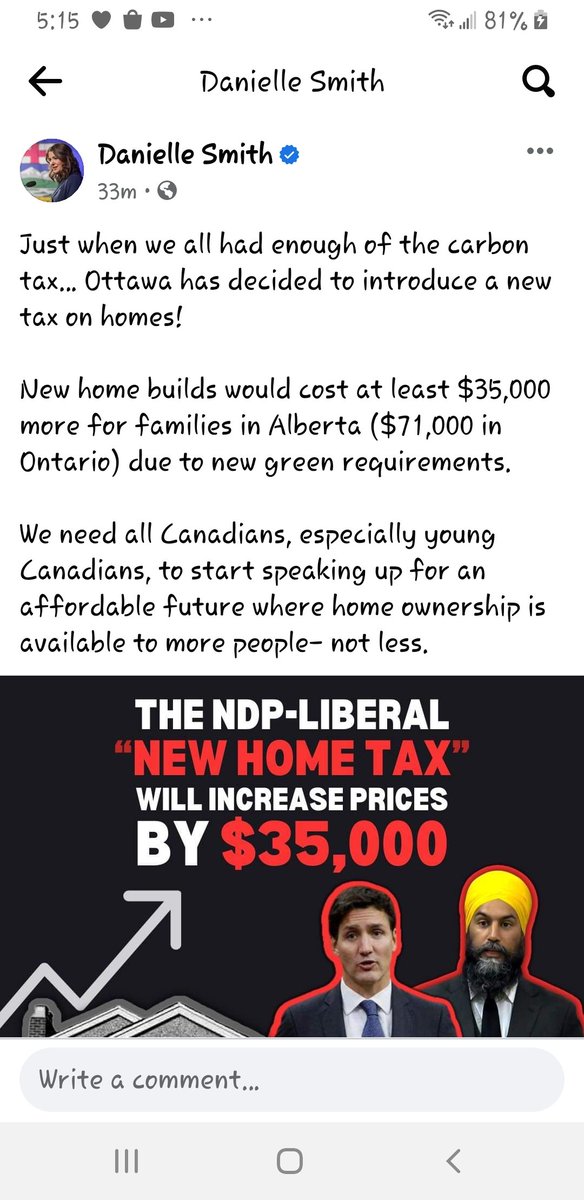 @paulparrazzilvr @sunrickbell @calgaryherald I wonder what a home builder like @ShaneWenzel would say 🤔
And there's this added LibDP cost: