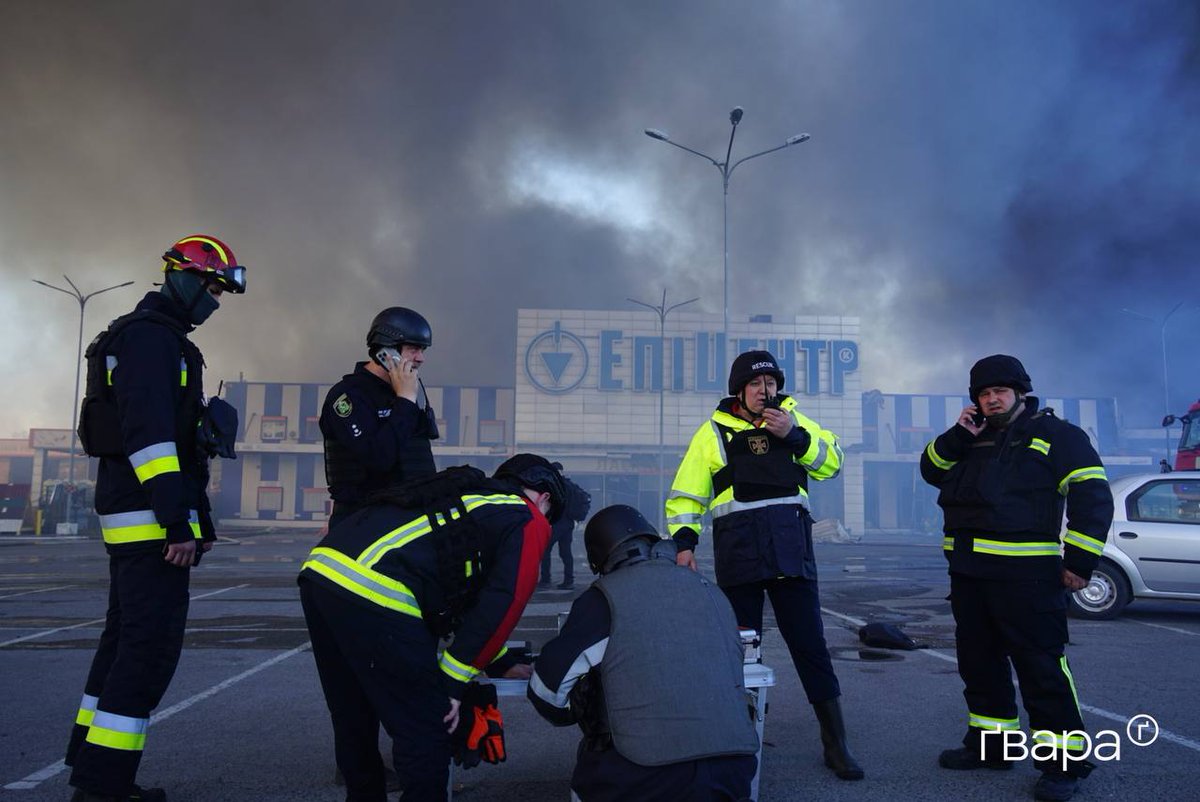 Russians bombed a shopping center in Kharkiv. The city is under attack every day. What kind of disaster must happen for the whole world to understand RU evil terrorist nature? What kind of plea 8s needed for urgent assistance with more air defense systems?