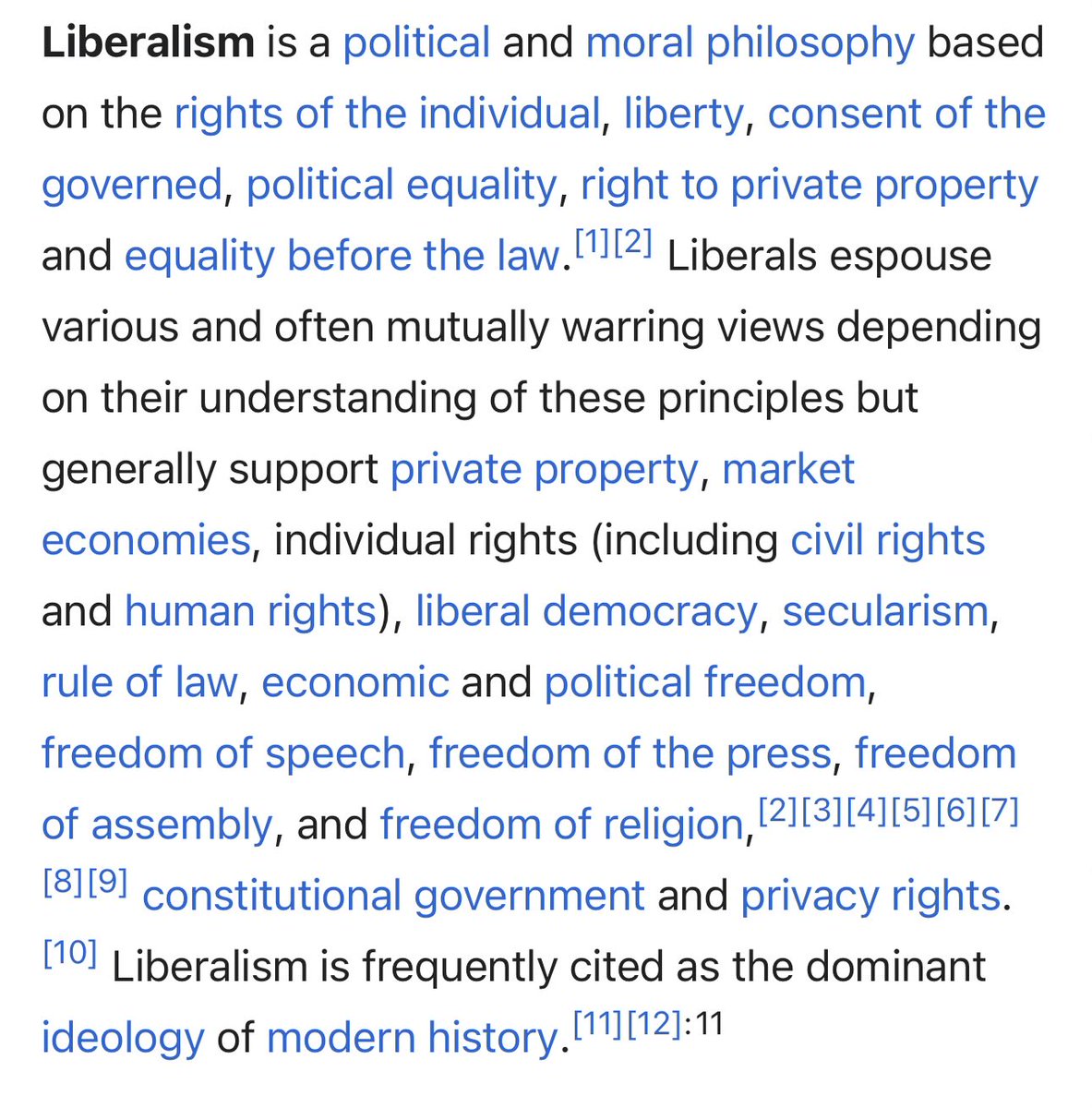 @PatrickDeneen I know that the purpose of the post-War system is to prevent the rise of nationalism, but I am not sure we can call what we have “liberalism” precisely because it doesn’t care about consent of the governed. Freedom of assembly is also gone, and ask the cake guy about freedom of