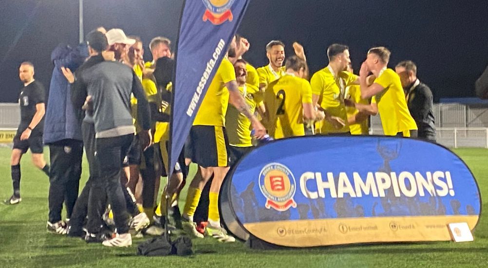 “We're definitely looking to push on,” explained Manager Rob Hodgson about @RayleighTownFC1’s future after their @BBCEssexSport #SaturdayPremierCup Final victory: bit.ly/ESPC24 #EssexFootball