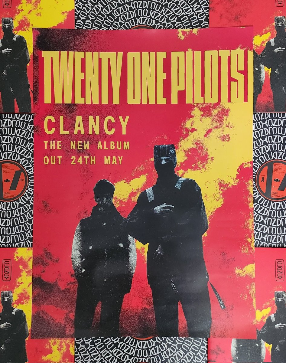 kaladinstrait's tweet photo. Ψ twenty one pilots giveaway!!! ⊬
To celebrate Clancy I'm giving away a large 70cm x 50cm official TØP Clancy promo poster!
To enter just RT and follow, and I'll pick a winner at random on Sunday 2nd June 😊
Open worldwide, I'll pay for shipping and stuff.
Gøød luck friends |-/ https://t.co/hQLZeHCTsR