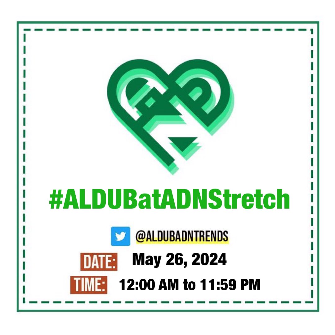 “Success is due to our stretching to the challenges of life. Failure comes when we shrink from them.” John C. Maxwell #ALDUBatADNStretch