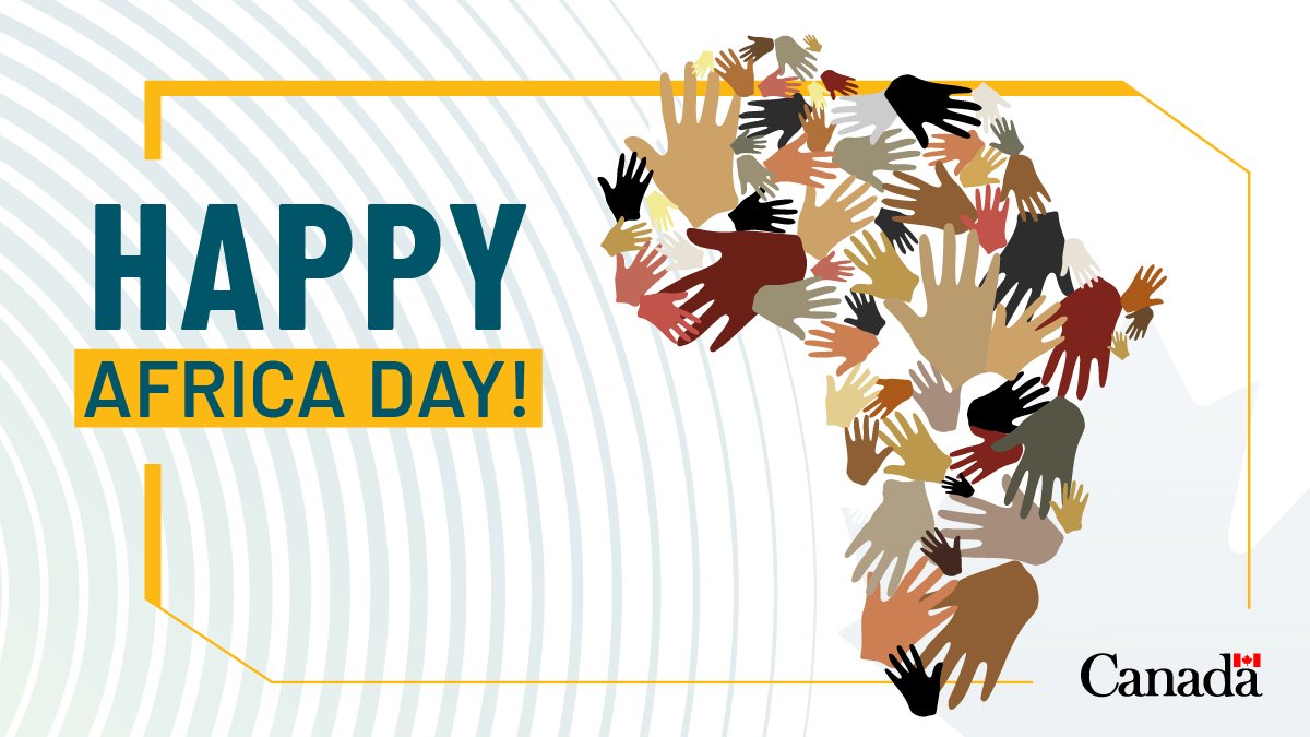 Happy #AfricaDay!🎉 Today marks the 61st anniversary of the African Union, driving economic growth across Africa.🌍 Canada is a proud partner of the @ATPC2 and will continue to work towards shared growth. Details: au.int/en/overview #CanadaAfrica