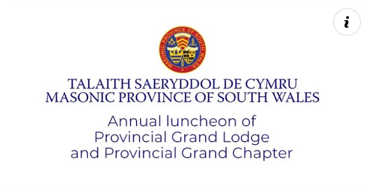 Annual luncheon of Provincial Grand Lodge & Provincial Grand Chapter, booking forms, Saturday 29th June 2024 southwalesmason.com/annual-luncheo…