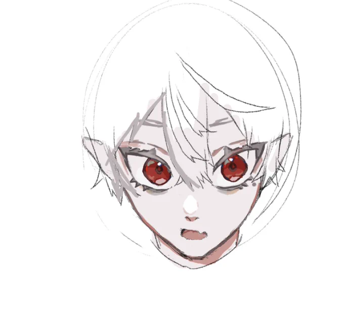 初めてキラキラした絵描けた 