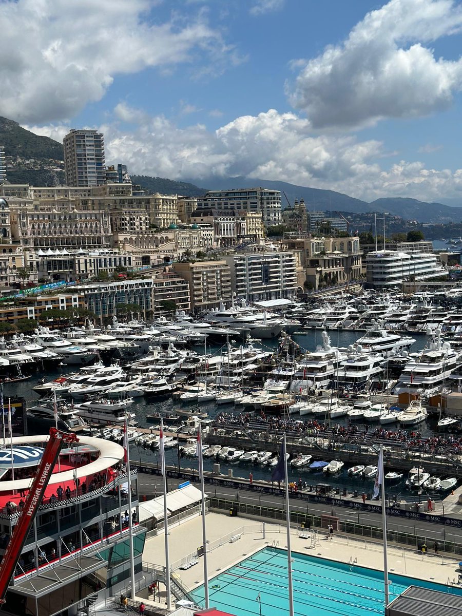 Excitement is in the air as #HCLSoftware joins @ScuderiaFerrari at the #MonacoGP! 🏎️ We’re here in Monaco, soaking up the atmosphere & waiting for the race to start. It's incredible to be part of this with our partner Scuderia Ferrari. Can't wait for the race to start. 🏁 #F1