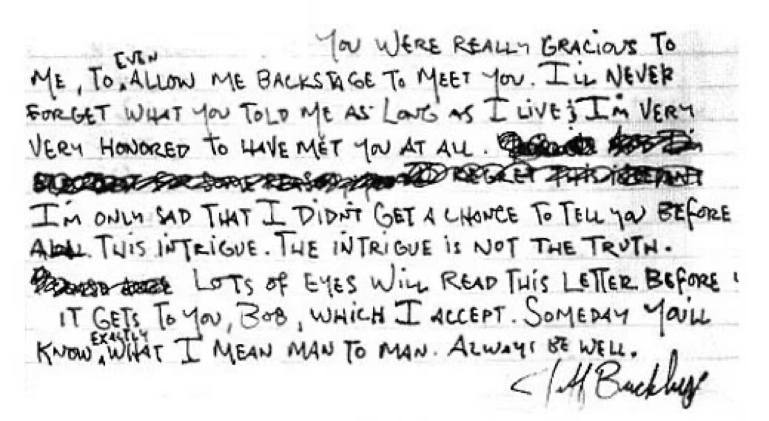jbuckleyarchive's tweet photo. jeff buckley’s letter to bob dylan https://t.co/6RJphwY0H6