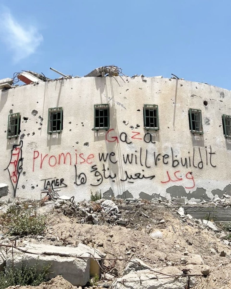 “Promise we will rebuild it” 🇵🇸💔