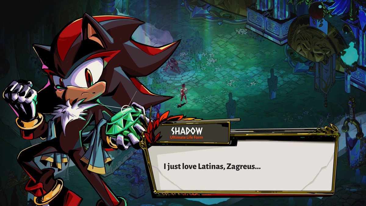 Shadow The Hedgehog in Hades art style
#Hades2