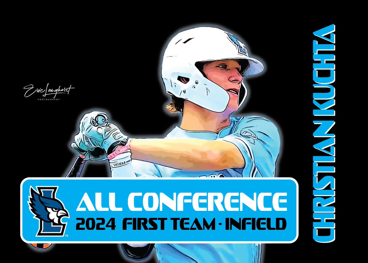 Congrats to Christian Kuchta (SS) on FIRST TEAM All Conference infielder! CK had a big year hitting .381, 3 doubles, 17 RBI’s, 45 hits, 36 Runs, 21 BB, 8 SB, .476 OBP, only striking out 9 times in 118 AB. CK had 81 assists at SS as well! <a href="/LanghorstPicts/">LanghorstPhotography📷</a> <a href="/LHSBlueJays/">Liberty HS Athletics</a>