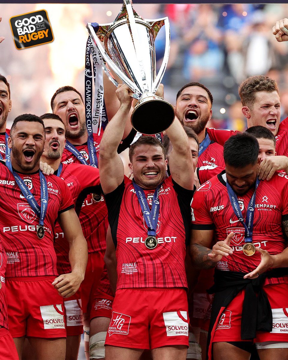 INVESTEC CHAMPIONS CUP 2024 WINNERS 🏆 Describe this Stade Toulousain team in THREE words. #InvestecChampionsCup