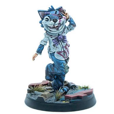 kazuchi_n's tweet image. ミニチュアにはMr.ファジーあるんだね😼
#Fallout76 #Modiphius