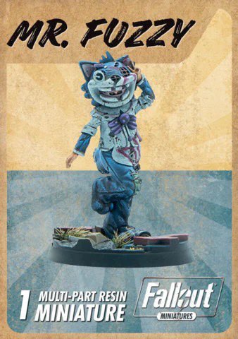 kazuchi_n's tweet image. ミニチュアにはMr.ファジーあるんだね😼
#Fallout76 #Modiphius