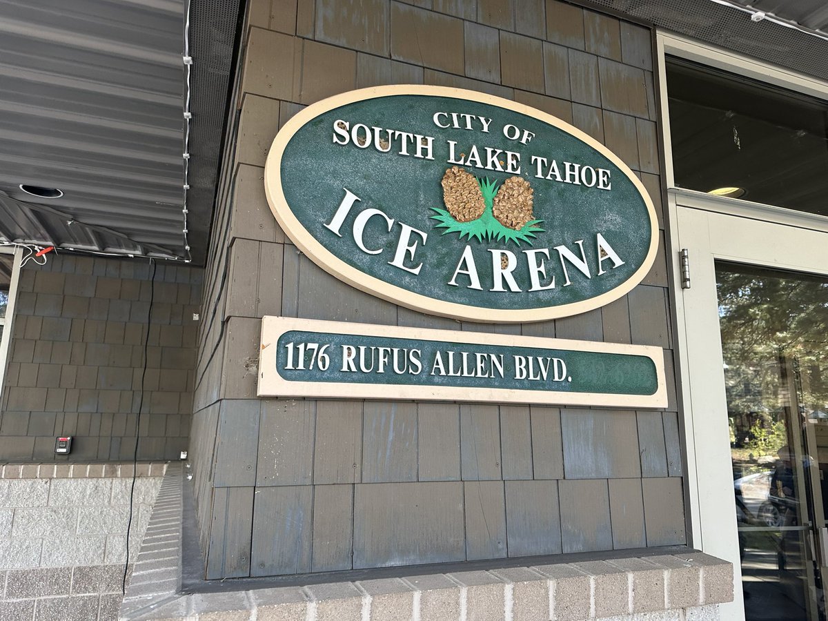 Today we’re in Lake Tahoe at the Ice Center.