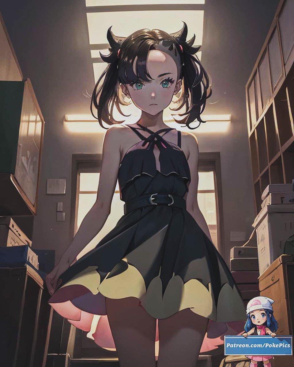 PokePicsX's tweet photo. Marnie 🖤
.
#marniepokemon #aiart #pokemonswordandshield #gen8pokemon #pokegirl #pokepics #pokemonrival #pokemontrainermarnie #galarregion https://t.co/byu65xLVLd