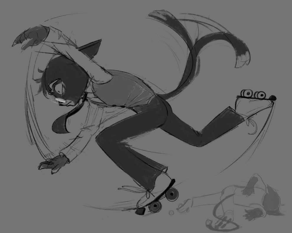 Maybe Viktor wasn’t lying about the rollerskates part

#lackadaisy #lackadaisyfanart