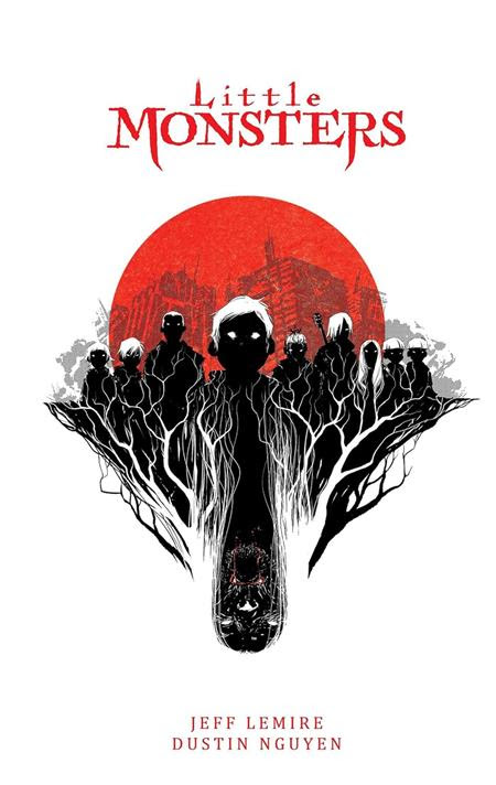 #JeffLemire & #DustinNguyen's vampiric tale comes back to shelves in a deluxe hardcover! They are the last children on Earth, and they're also Vampires! Newly fractured, will this group of kids ban together in time to face their ultimate enemy--what remains of the Human Race!?!?!