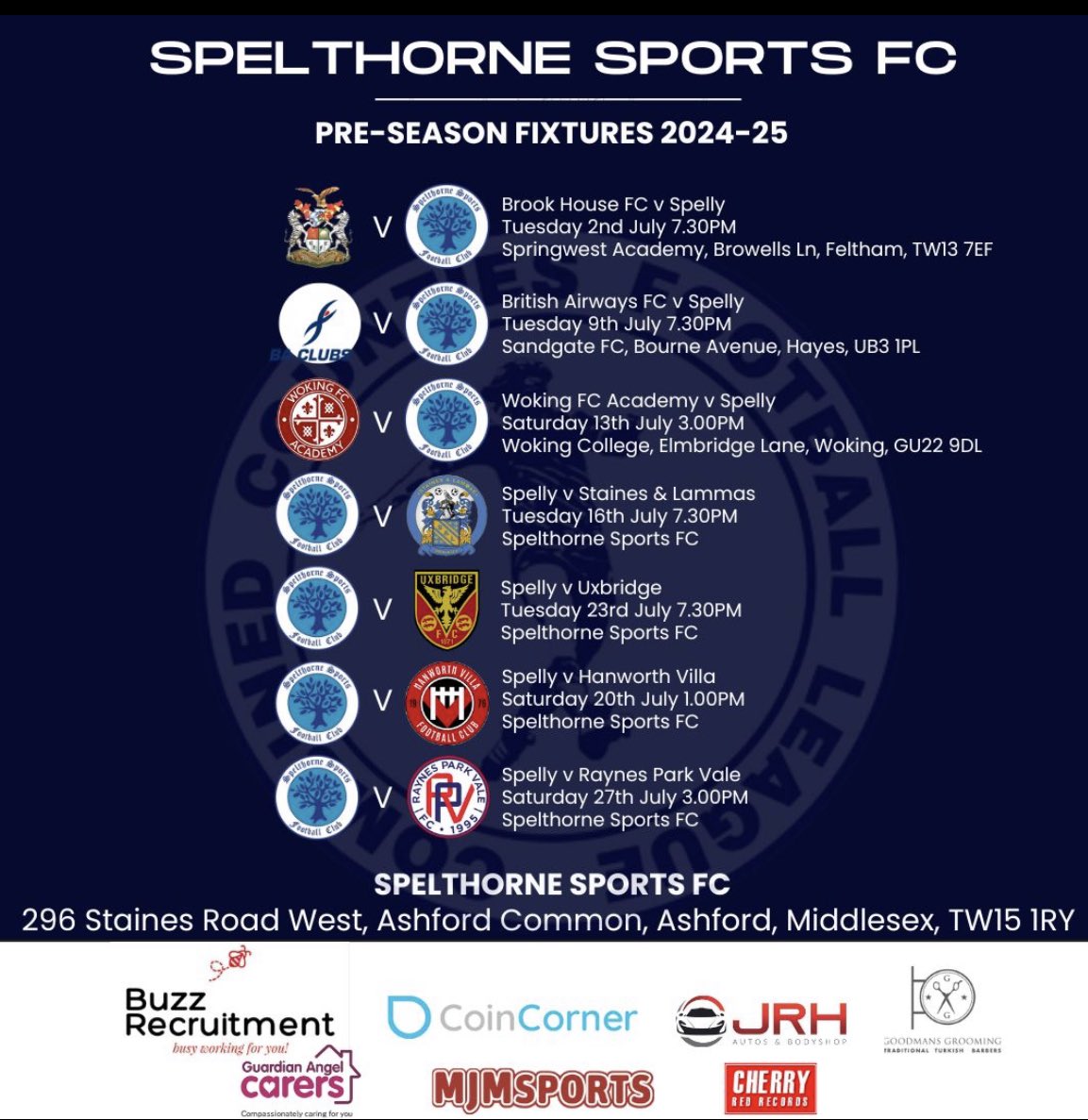 @TheSpellyFC you know I think the world of Spelthorne Sports but don’t forget our full title @SLammasMiddxFC you’ve missed the last, very important, bit off! 💙🤍