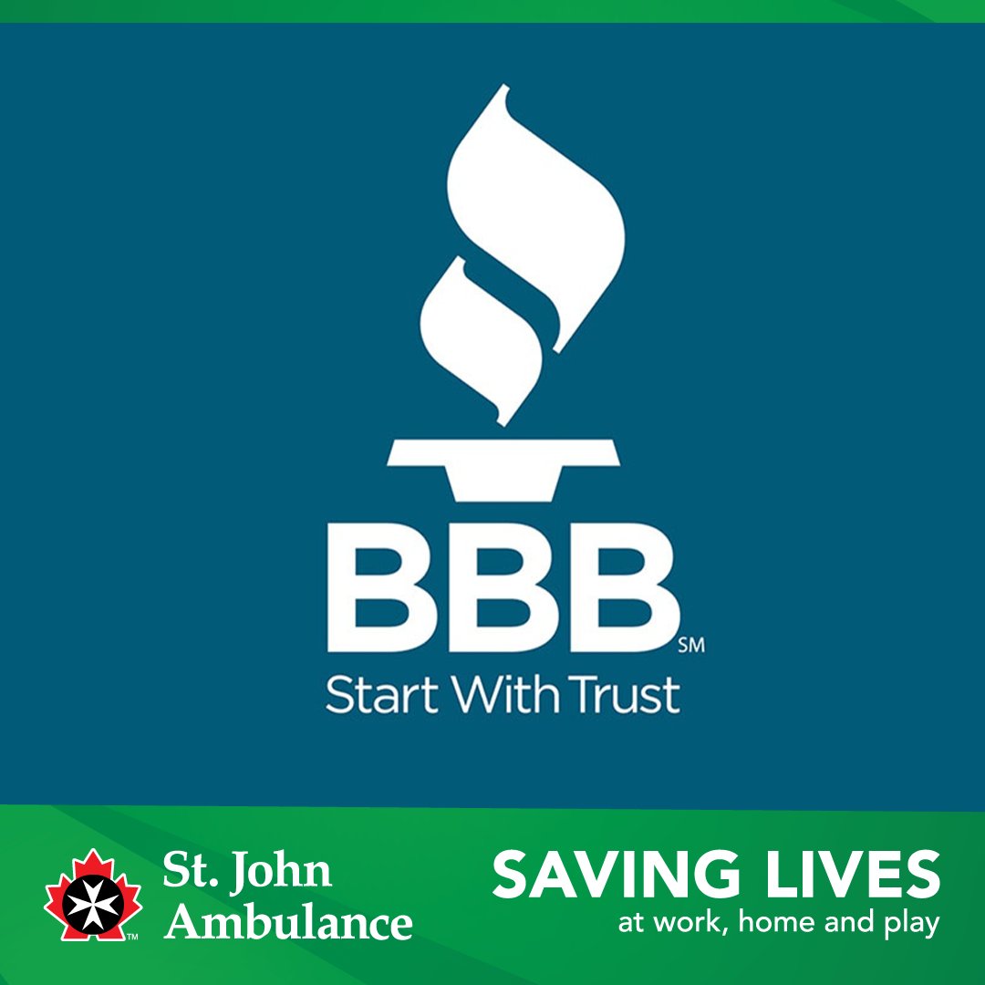 Did you know that we are BBB accredited? They help organizations like ours to create communities around trust, transparency and support. Visit our page at shorturl.at/rsEG4 to learn more. #sja #stjohn #stjohnambulance #bbb #betterbusinessbureau #betterbusiness