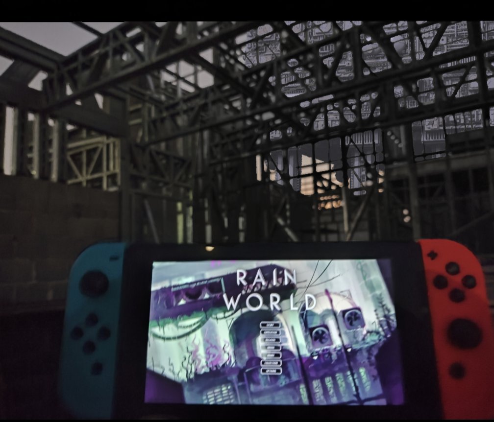 Ray261_'s tweet image. Having the true Rain world experience in outskirts rn