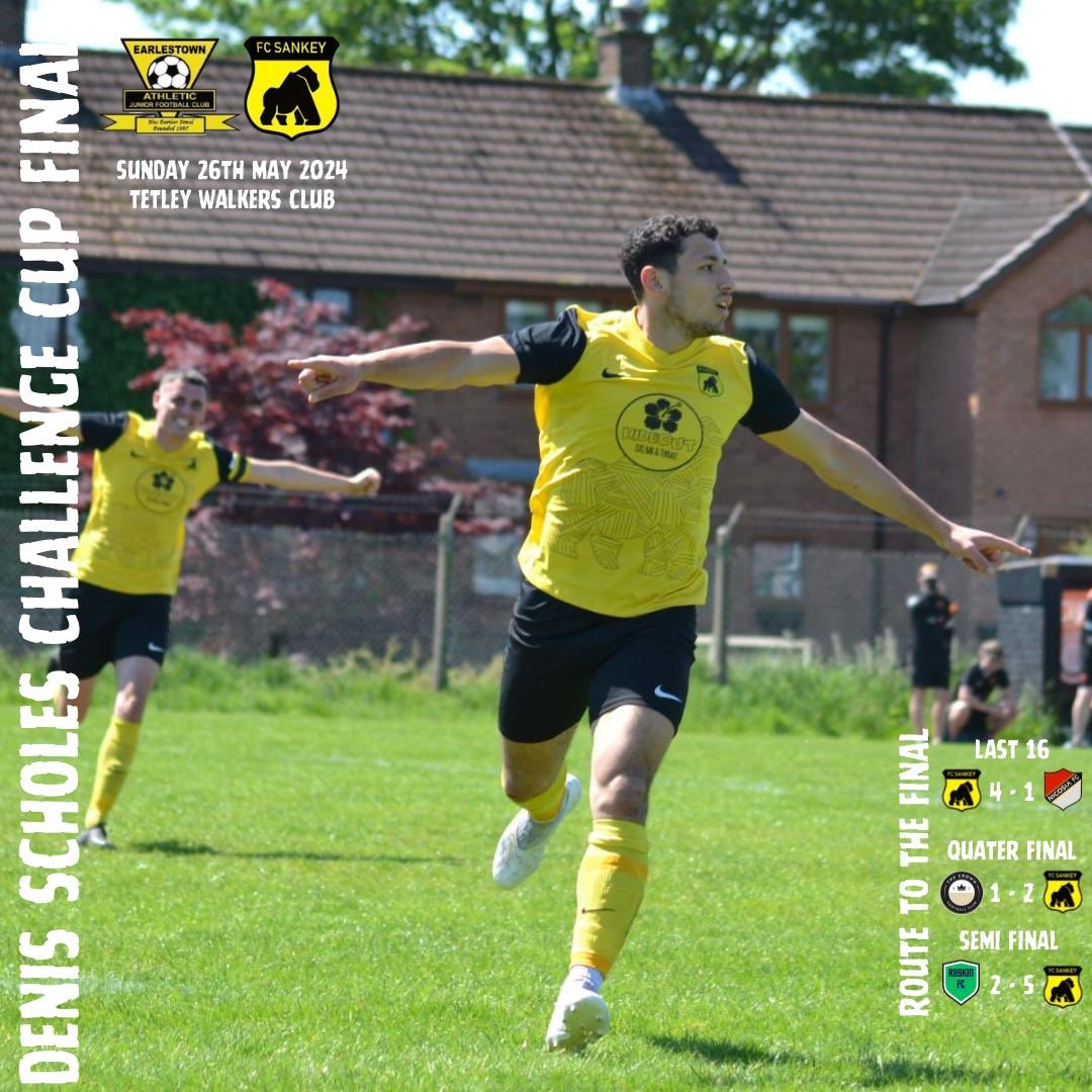Season Finale for the Yellows🙏🏻🏆

Join the lads at Tetleys tomorrow for what should be a cracker as usual against Earlestown👊🏻

It’s Denis Scholes Cup final action and the end to what’s been a great season so far, 2PM KO at Tetley Walkers🟡⚫️

Get your bank holiday footy in🦍🦍