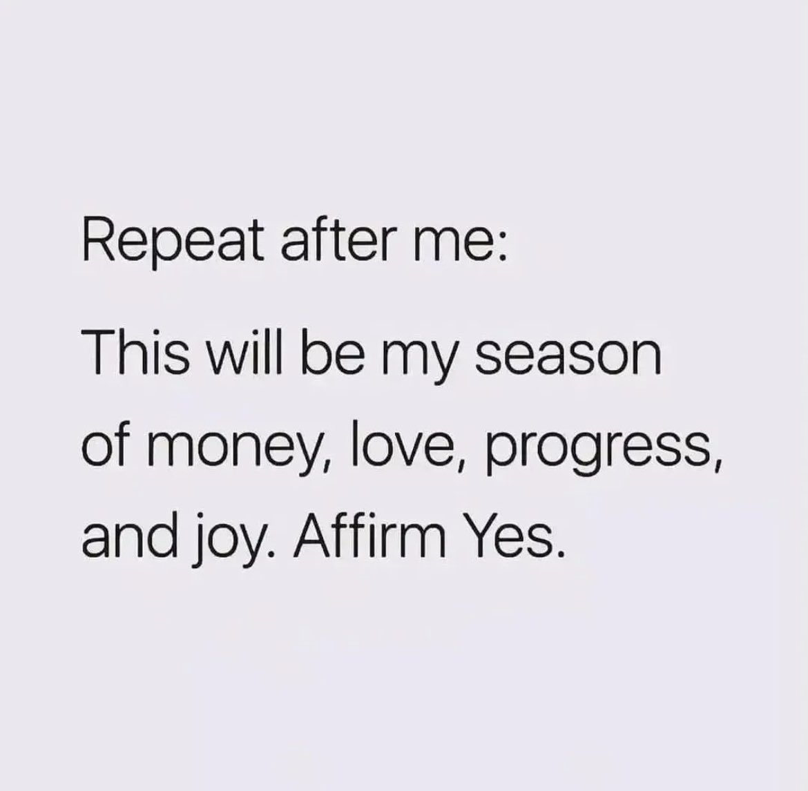Type ‘YES’ to Affirm.