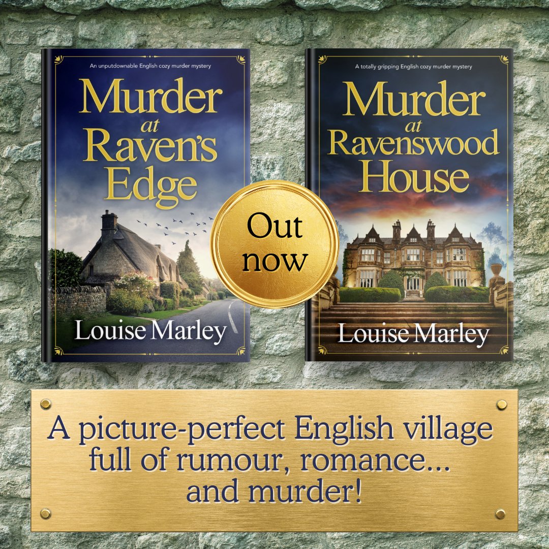 😍 Two books are always better than one, especially when they are unputdownable English cozy murder mysteries! 🔎 Sink your teeth into Murder at Raven's Edge and Murder at Ravenswood House by @LouiseMarley today: geni.us/350-rd-two-am #murdermystery #cozymystery