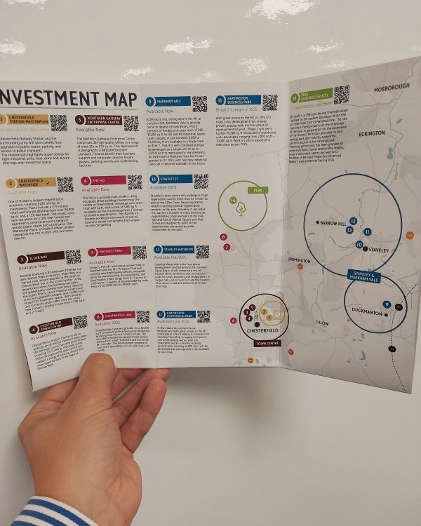 ✨Chesterfield launches development blueprint at real estate investment forum, @UKREiiF ✨

Read the full story: chesterfield.co.uk/2024/05/cheste…

Take a look at the investment map: chesterfield.co.uk/wp-content/upl…

#LoveChesterfield #ChesterfieldNews @ChesterfieldBC