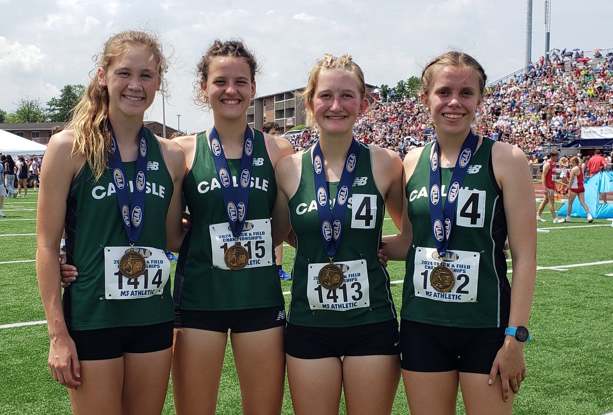 "We can all trust each other." That trust carries <a href="/Carlisletf/">Carlisle Track & Field</a>'s Sophia Julias, Emily Leatherman, Elisabeth Bordner and Ana Bondy to a school-recird time (9:21.22) seventh-place finish in the PIAA Class 3A 4x800-meter relay.