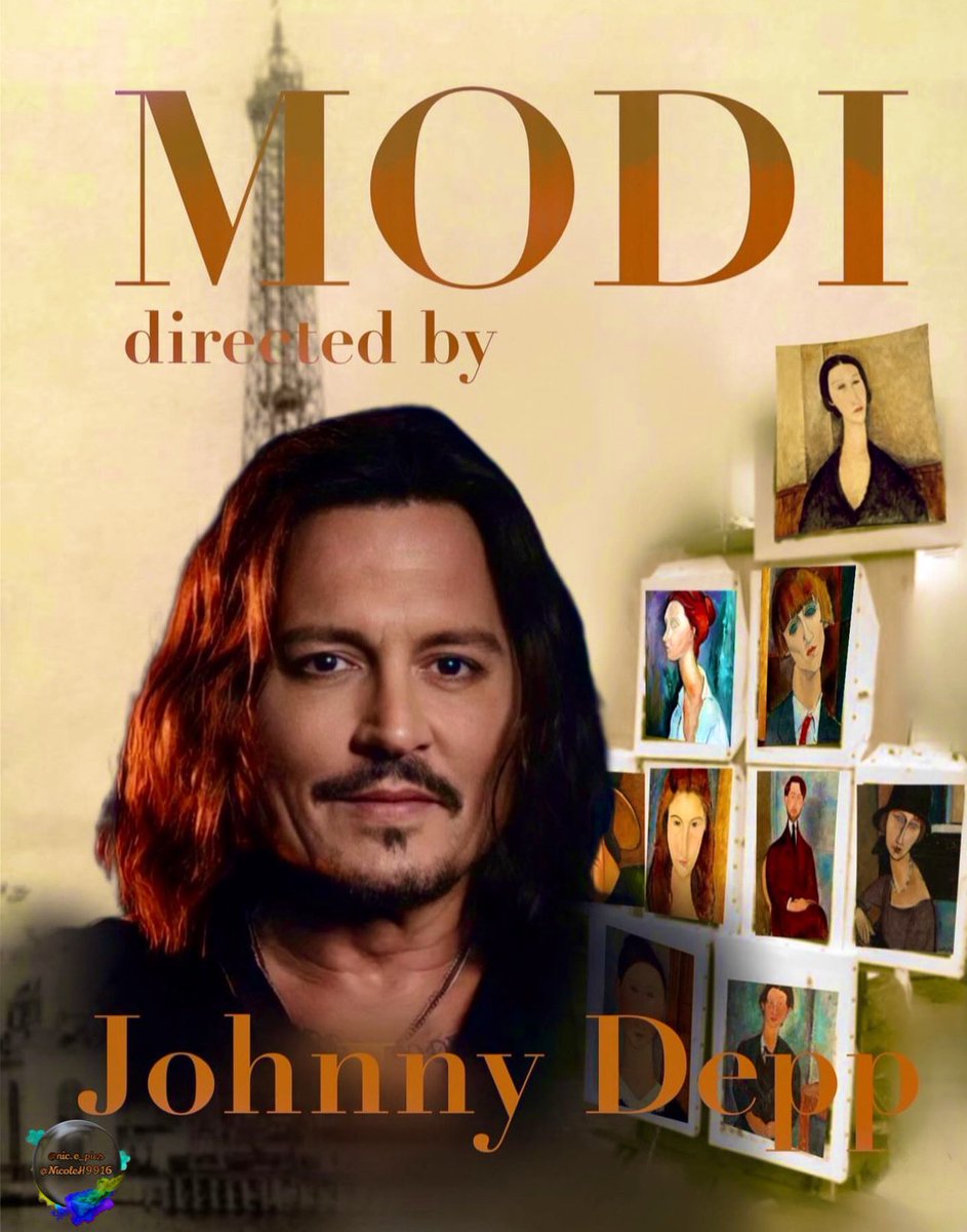 Johnny's MODI will be distributed in Italy by Be Water and Maestro Distribution, let's support them a bit on IG❤️

IG bewaterfilms
IG maestro_distribution

#JohnnyDepp
#JohnnyDeppModi
#JohnnyDeppDirector
#JohnnyDeppIsALegend 
#JohnnyDeppBestActor
#JohnnyDeppIsLoved