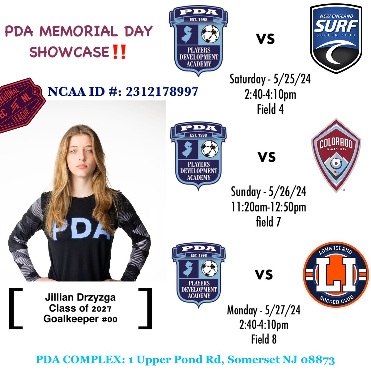 Super excited to be competing at my clubs Memorial Day Showcase this weekend! I had a great start to my weekend yesterday at the GK showcase.. it will be continued throughout the weekend. Let’s go!! #letsrunit #PDAMEMORIAL24