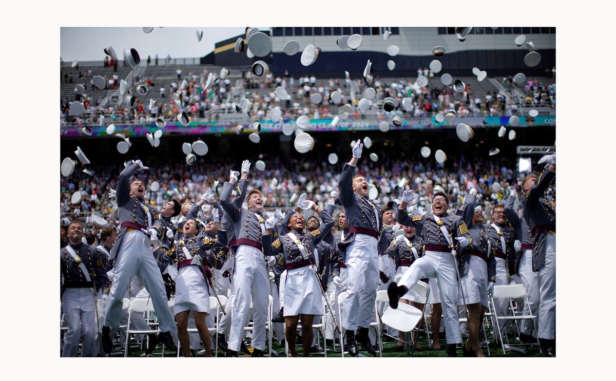 President Joe Biden delivered the commencement speech on Saturday at the US Military Academy at West Point, New York, amid conflicts in Ukraine and Gaza. stripes.com/branches/army/…