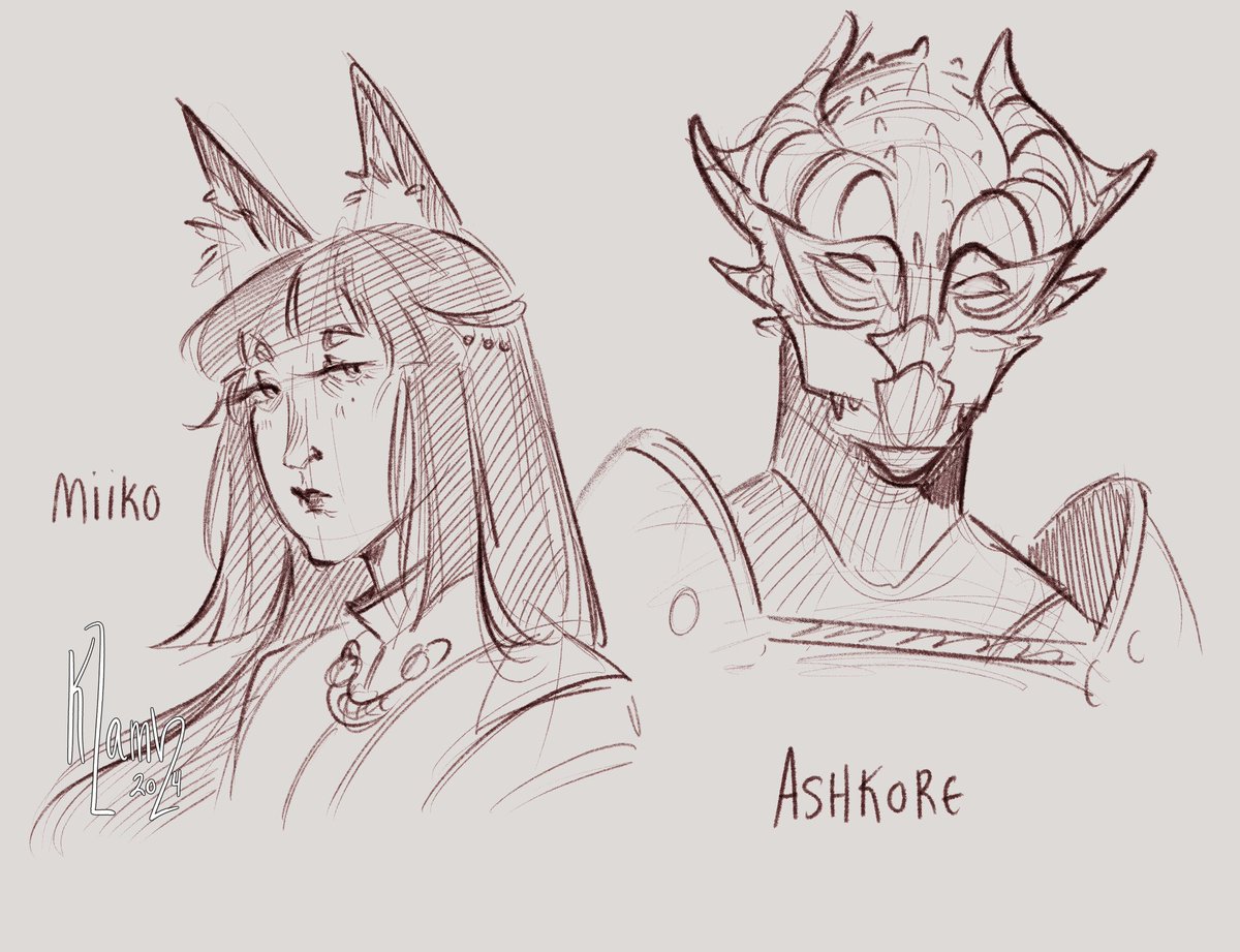 Aquí está la primera tanda de sketches orz (quizás haga más mañana, quizás no, who knows)