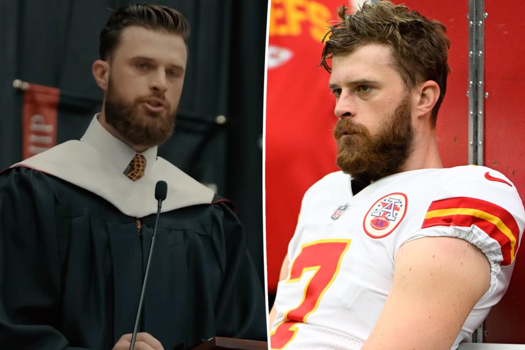 Harrison Butker defends controversial commencement speech: ‘Catholic values are hated by many’ trib.al/5qDePi8