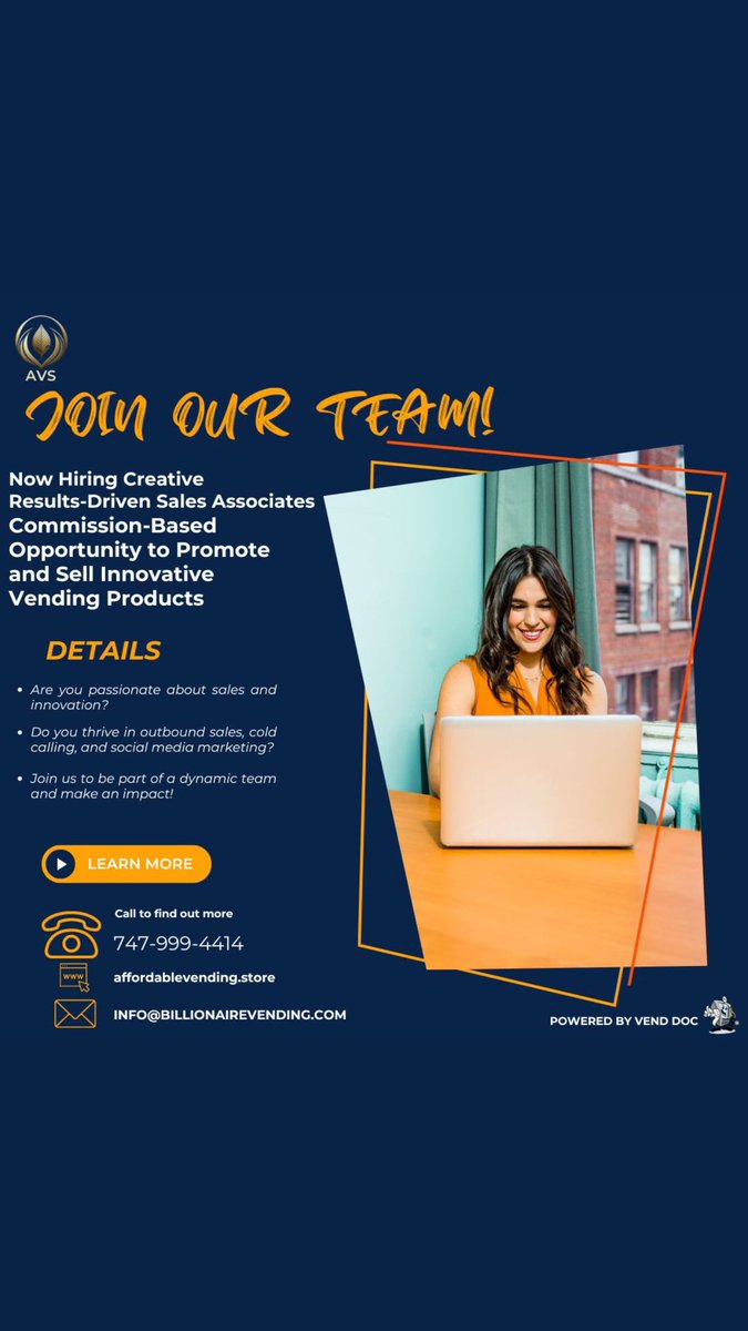 Join Our Team! Now Hiring Creative and Results-Driven Sales Associates