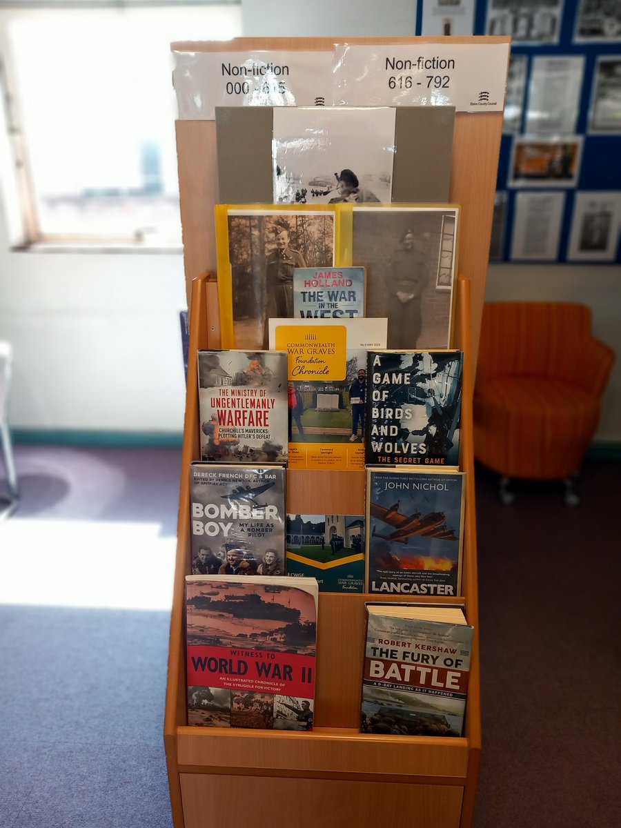 @SarahLouMiller Managed to get a copy of the John Nichol book for the display Thanks to @EssexLibraries #Ingatestone We need a copy of your new book?