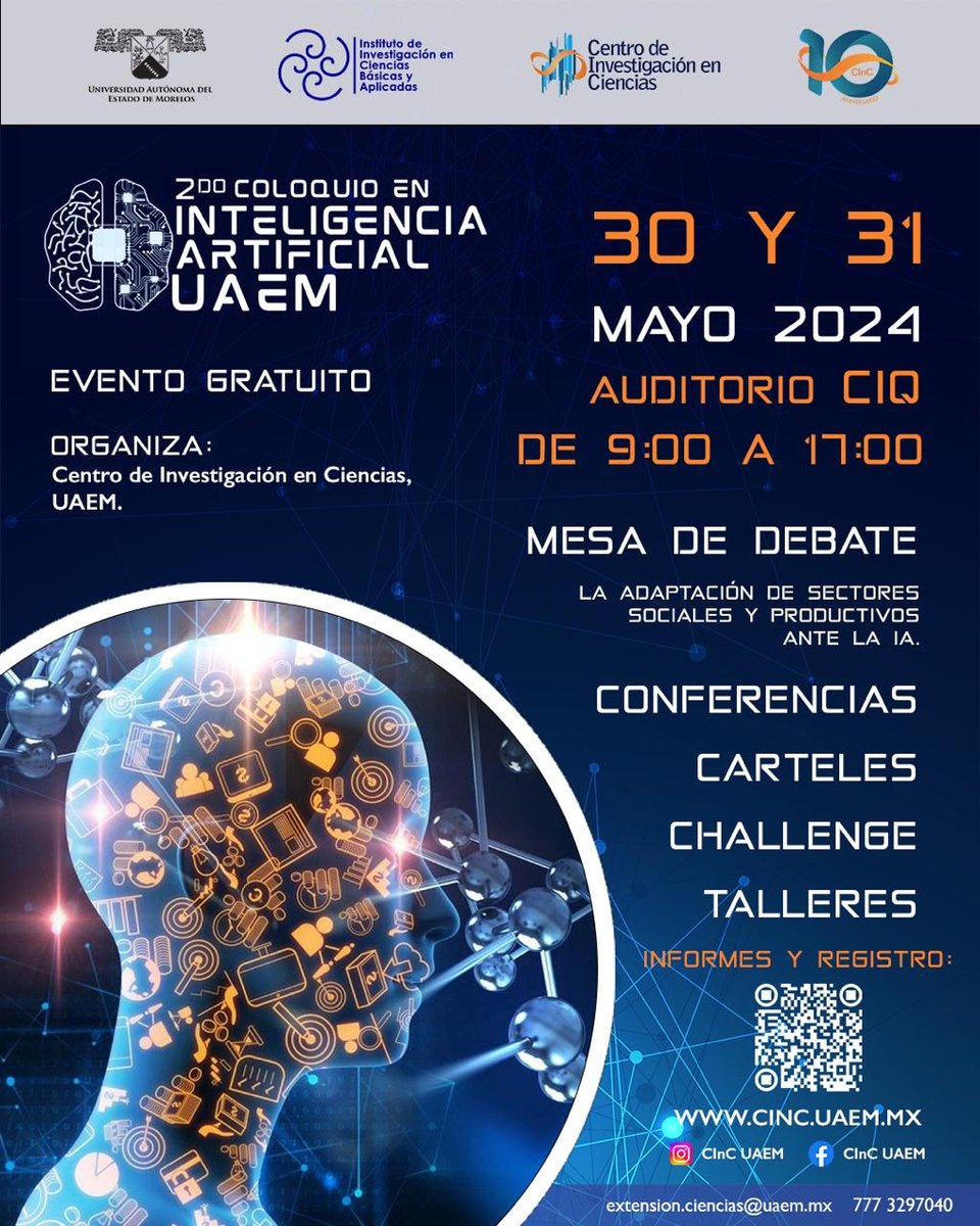 Segundo Coloquio en Inteligencia Artificial UAEM / #SomosUAEM