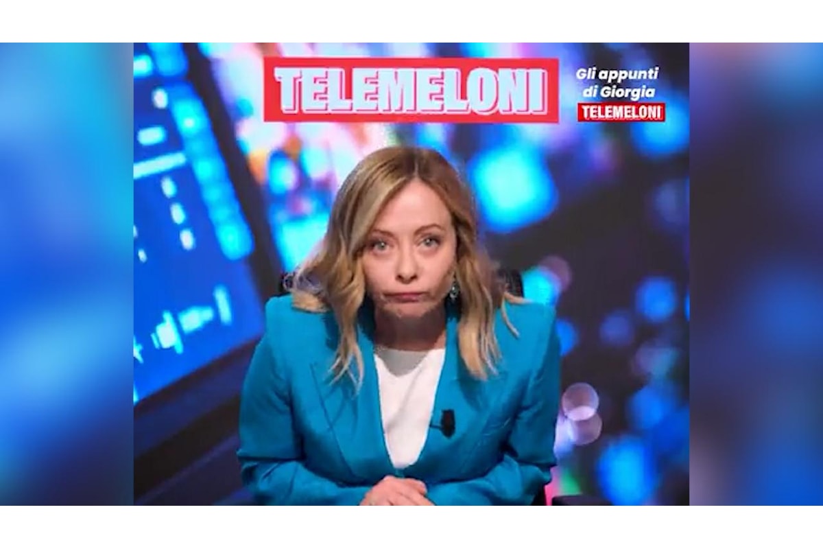 TG1 manda in onda un video della #Meloni, che smentisce che esista #Telemeloni, confermando l'esistenza della Telemeloni. #Meloni_è_poca_cosa #25maggio