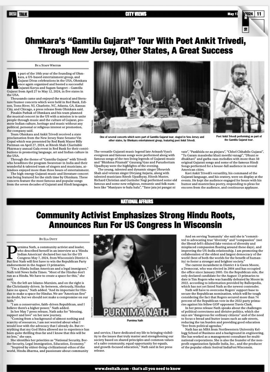 PurnimaNath's tweet photo. #ParleyWithPurnima #VoteForNath #BeyondNoise #StraightTalkWithPurnima #USCongressWI4 #Milwaukee #Wisconsin via Desi Talk Chicago https://t.co/yxUxRNqCo2