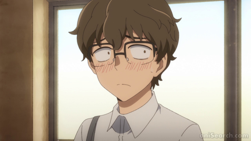 "  u - um, okay . . .  "

he sat himself down, not really knowing what she had planned.