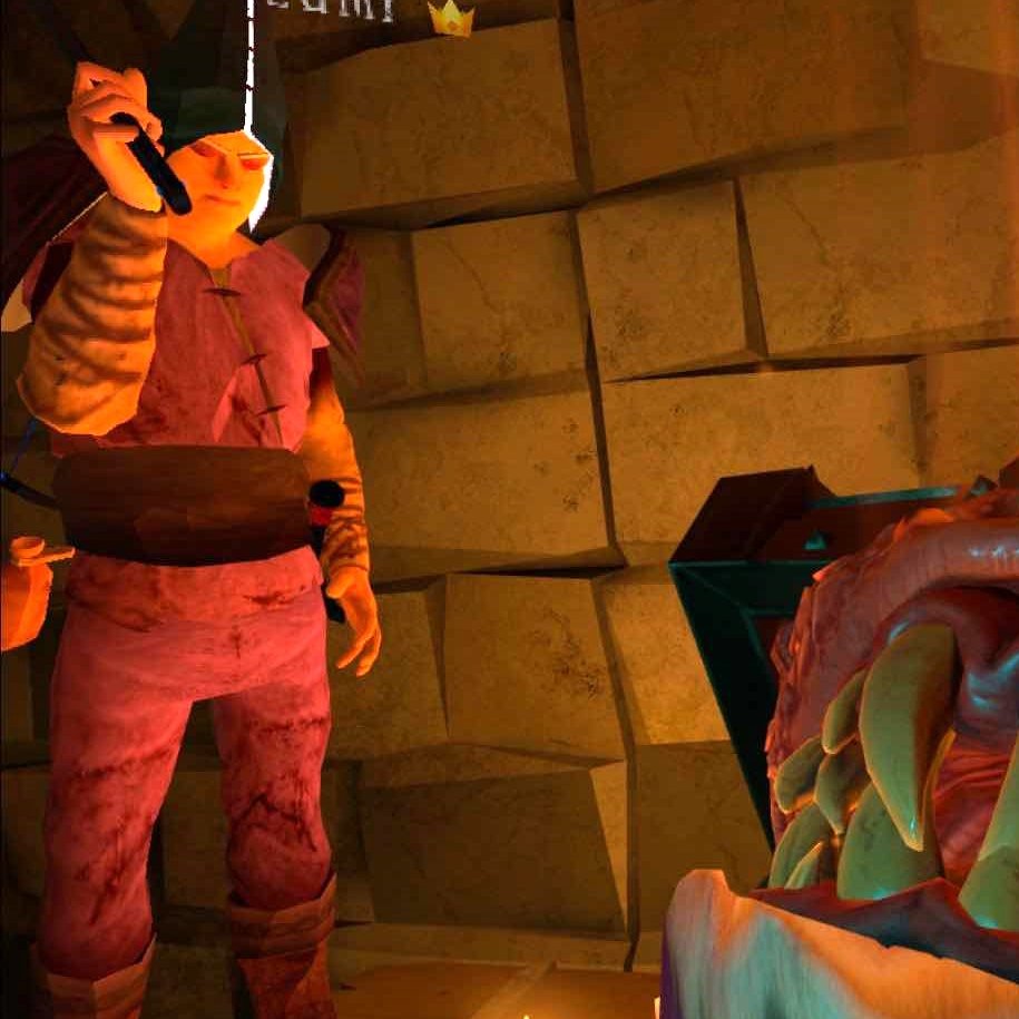 Matoi_Amatsuka's tweet image. #DungeonsofEternity 
今日もしなぷちゃんとダンジョン！
ミミックに驚かされて仕返しをするしなぷちゃんをよく見たら悪魔みたいな目をしてたよ♪