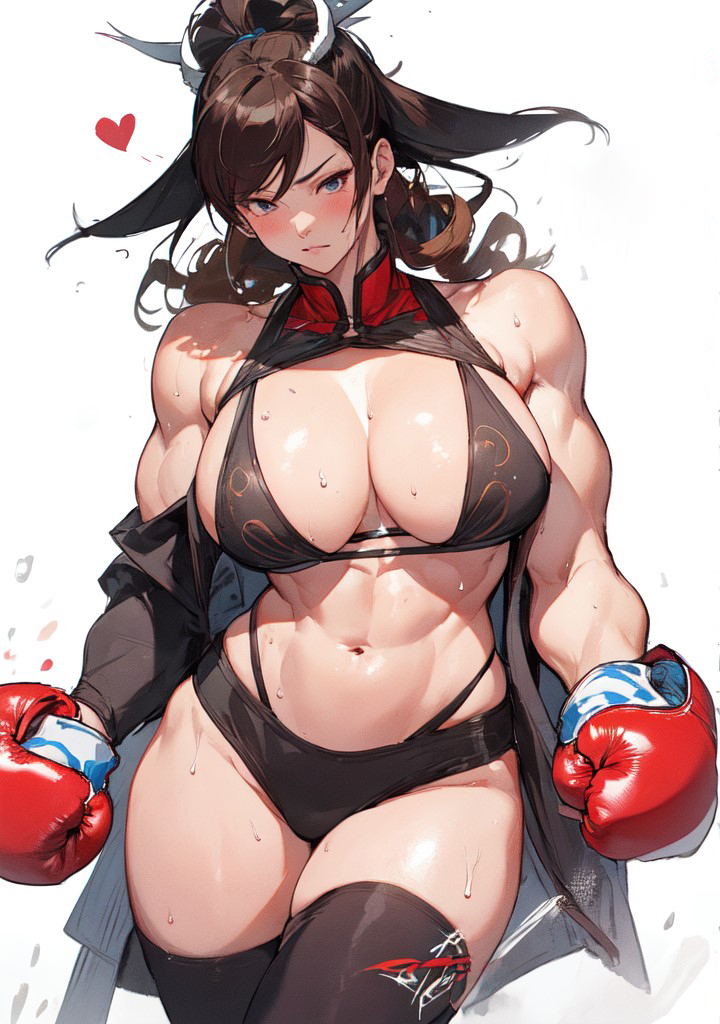 I dont want to fight you more. I want to love you. More on patreon #femaleboxing #strongwomen #FemaleFighting #AIgirl #animegirl #stronggirl #mixedboxing #musclegirl #femaleko #boxingfemale #femalemuscle #femalebodybuilder #stronggirl