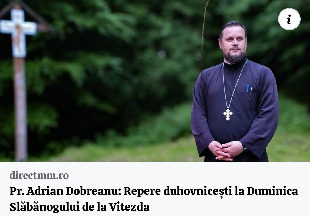 AdrianDobreanu's tweet photo. Câteva repere smerite cu privire la Evanghelia de mâine, a vindecării slăbănogului de la Vitezda!
https://t.co/hsp93QBxqD https://t.co/UvCcUL8Kpc