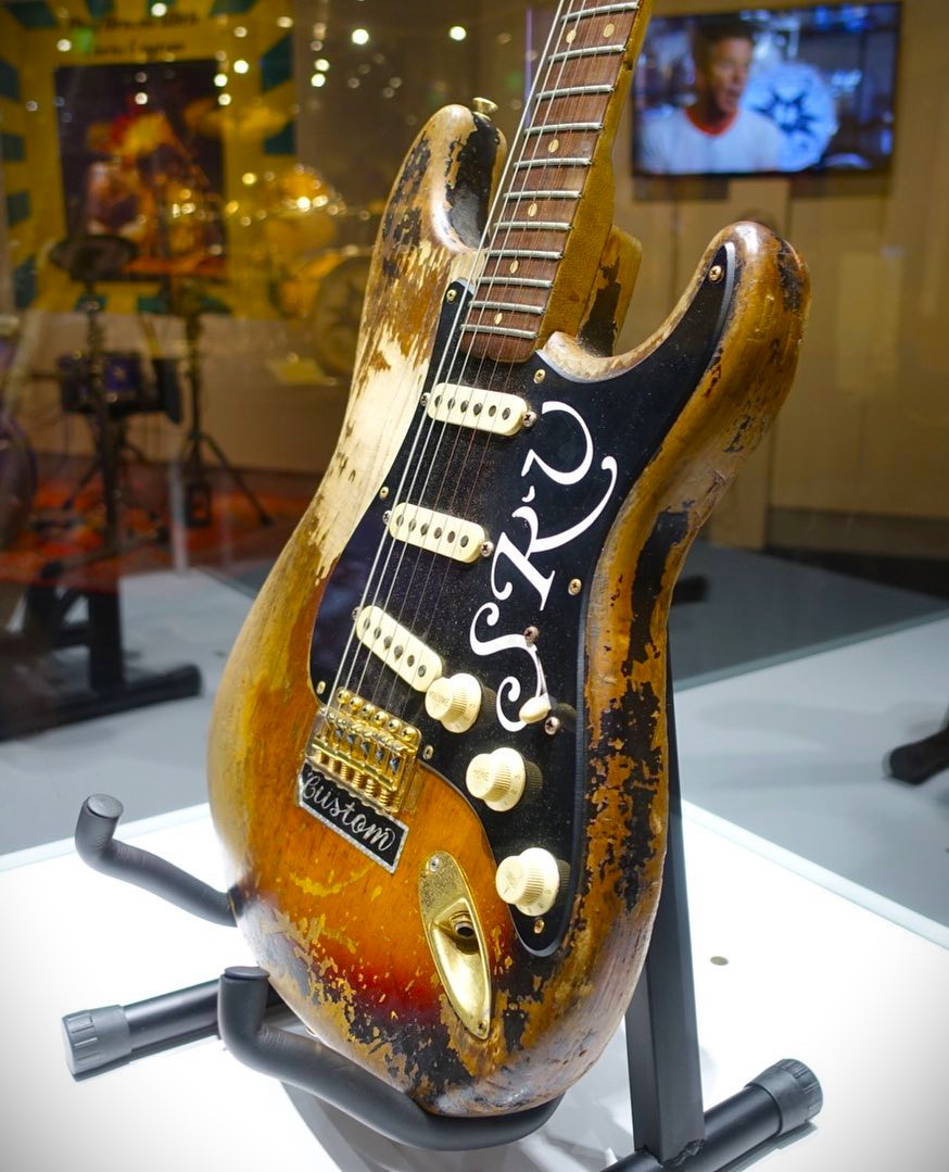 Stevie Ray Vaughan's 'Number One' 1959 Fender Stratocaster #guitar #Fender #Stratocaster #FamousGuitars #SteveRayVaughan #SRV #Straturday