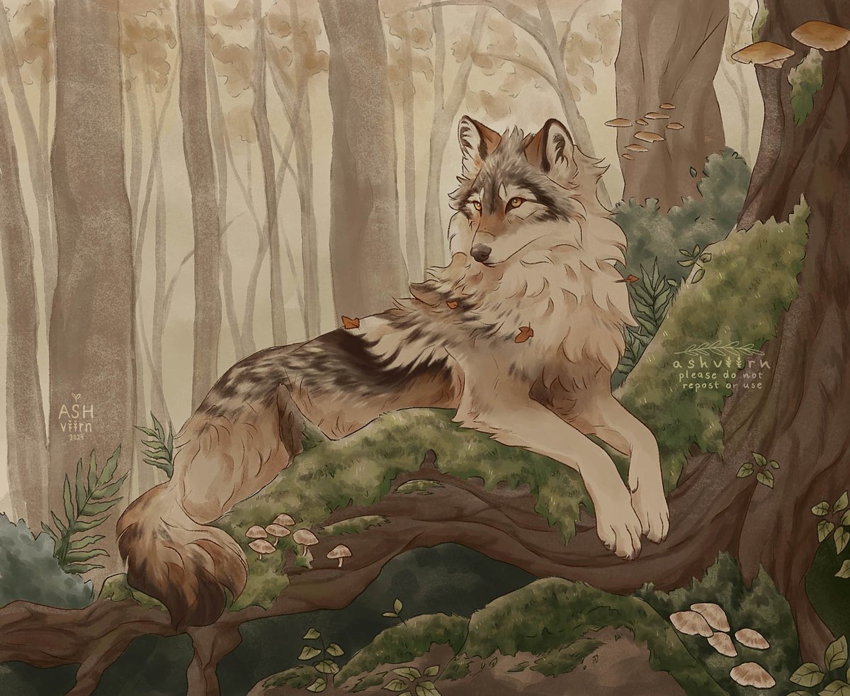 A gentle forest guardian 🌲🍂🌿