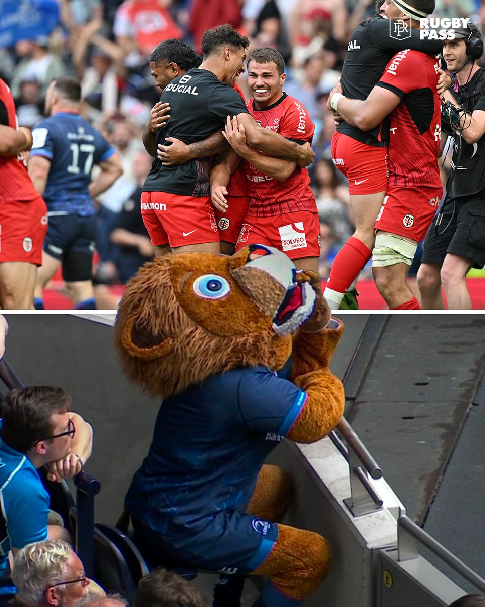 RugbyPass's tweet photo. You have to feel bad for Leinster’s Leo the Lion 😢
#rugby #investecchampionscup #LEINvTLS https://t.co/a9cmupewi2
