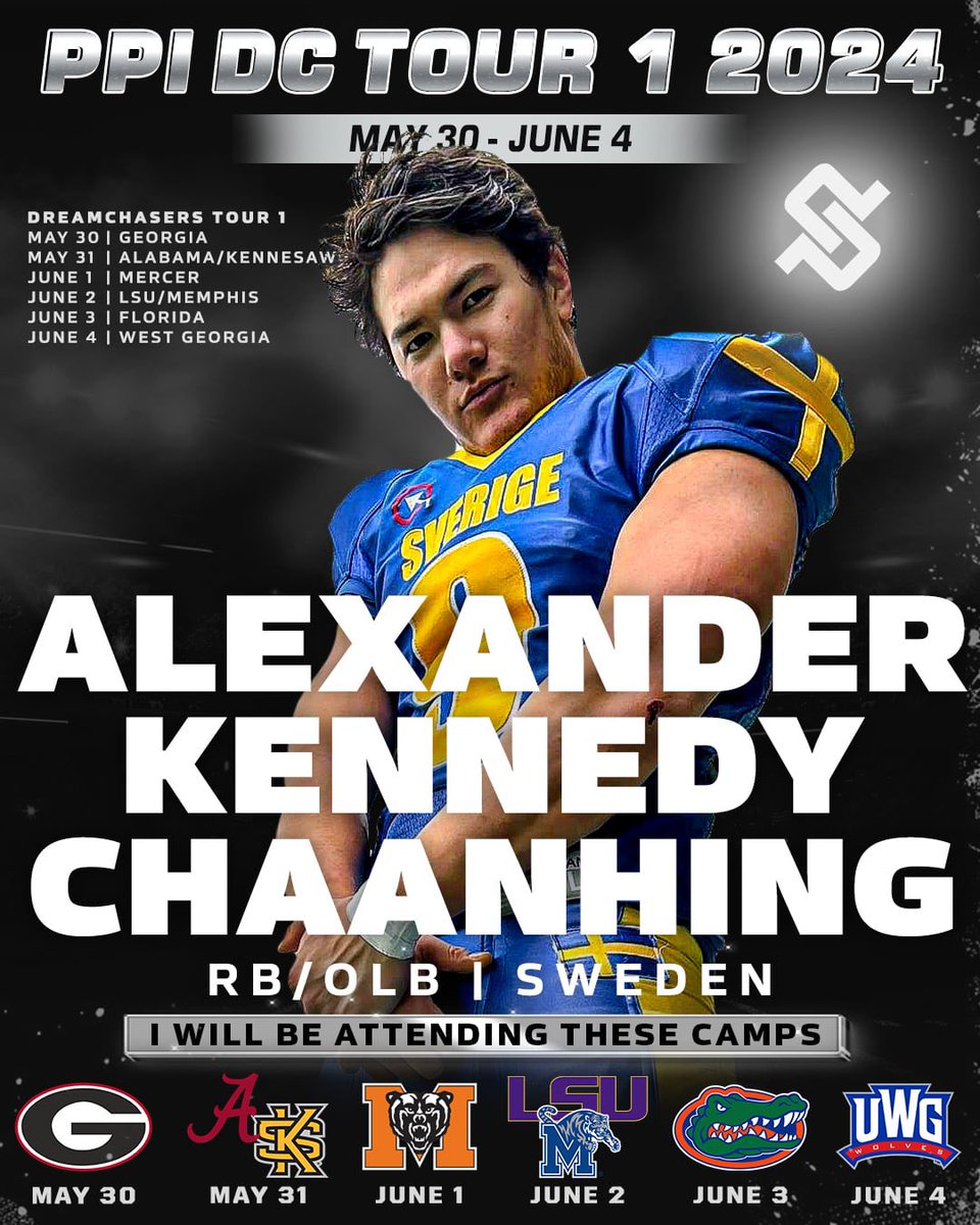 Alexander Kennedy Chaanhing (@youngalexkc) on Twitter photo I will be attending these camps the coming week! Theres always a need for a Swede!🇸🇪
<a href="/PPIRecruits/">PPIRECRUITS</a> <a href="/BCollierPPI/">Brandon Collier</a> <a href="/RigFootball/">RIG Football</a> <a href="/JoshAlaeze/">Coach Josh Alaeze</a> I will be attending these camps the coming week! Theres always a need for a Swede!🇸🇪
<a href="/PPIRecruits/">PPIRECRUITS</a> <a href="/BCollierPPI/">Brandon Collier</a> <a href="/RigFootball/">RIG Football</a> <a href="/JoshAlaeze/">Coach Josh Alaeze</a>